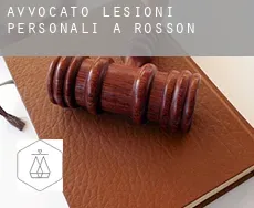 Avvocato lesioni personali a Rosson