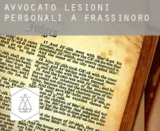 Avvocato lesioni personali a Frassinoro