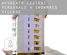 Avvocato lesioni personali a Snowmass Village