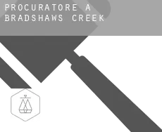 Procuratore a Bradshaws Creek